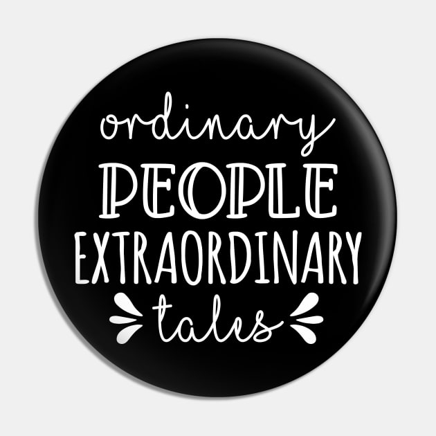 Ordinary People Pin by The Elite FEW