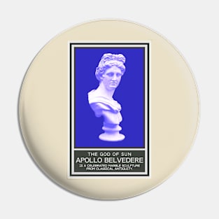 Apollo's Sculpture Art Pin