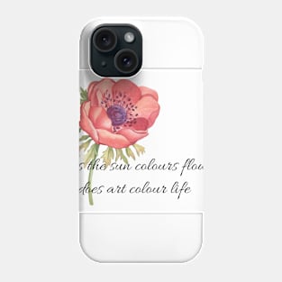 Sun colours flowers Phone Case