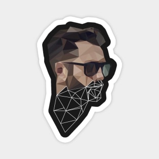 Progress Collection - Low Poly Portrait n°1 Magnet