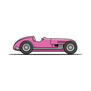 Classic Racing Car - Pink T-Shirt