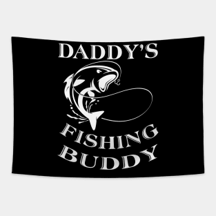 Kids Daddy's Fishing Buddy Tapestry