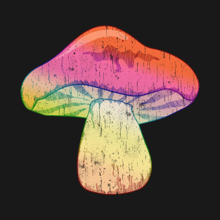Colorful Mushroom T Shirts Teepublic