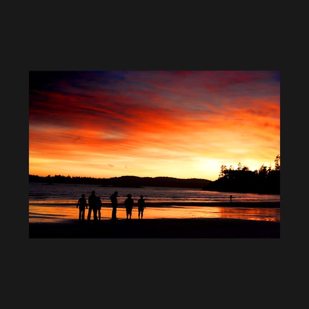 Sunset Long Beach Tofino Vancouver Island Canada by AndyEvansPhotos