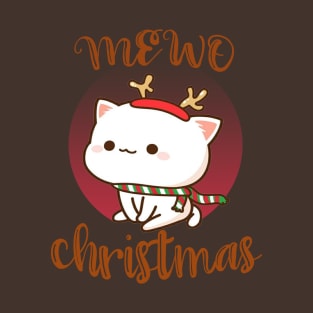 Mewo christmas t-shirt new year T-Shirt