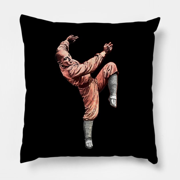 5 Element Kung Fu (1978) Pillow by MondoWarhola