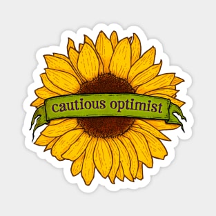 INNER OUTLOOK Cautious Optimist Magnet