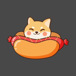 Shiba Inu Hotdog T-Shirt