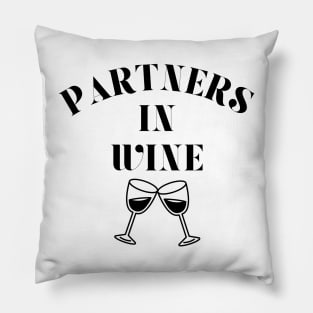 Partners in Wine Pillow