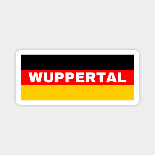 Wuppertal City in German Flag Magnet