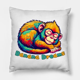 Tired monkey Pillow