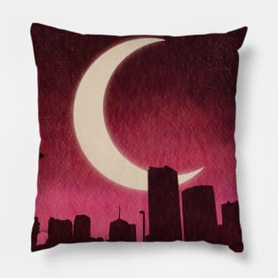 Pink nightsky Pillow