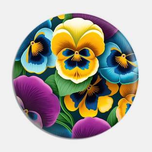 Pansies Pin