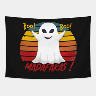 Ghost, Boo Boo Madafakas !  Halloween Tapestry