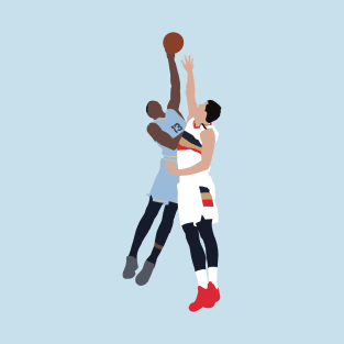 Jaren Jackson Jr Dunk Over Nikola Mirotic T-Shirt