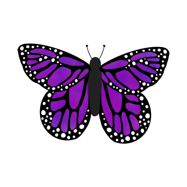 Purple butterfly by tothemoons