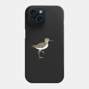 Solitary Sandpiper Phone Case