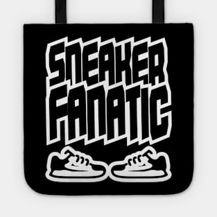 Sneaker Fanatic black sneakers Sport gift shirt. Tote