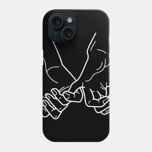 Hands Togetherness - inseparable friendship Phone Case