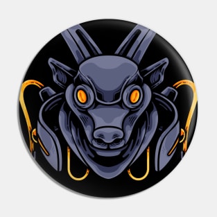 Cyber Goat Pin