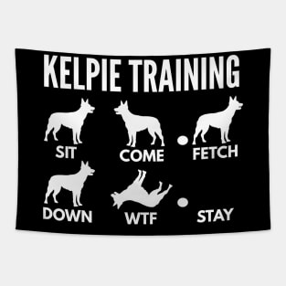 Australian Kelpie Training Barb Farmer Dog Tricks Tapestry