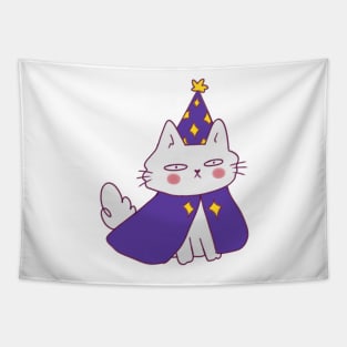 White wizard cat Tapestry