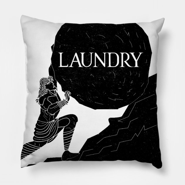 Sisyphus Laundry Pillow by karutees