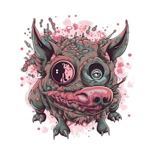 creepy blind pig T-Shirt