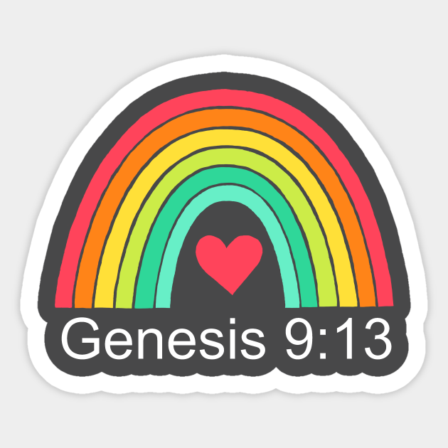 Genesis 9:13 - Rainbow - Sticker