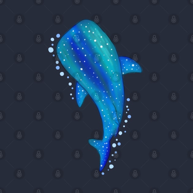 whale shark blue by Marinaaa010