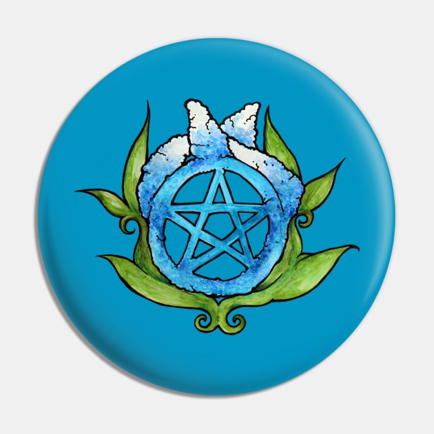 Pagan Pride Pentagram Pin by bubbsnugg