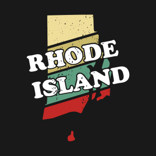 Rhode Island State Vintage Retro Souvenir, Ocean State T-Shirt