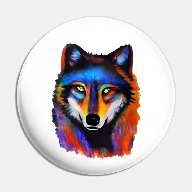 Yellowstone Wolf Pin by popkulturniy