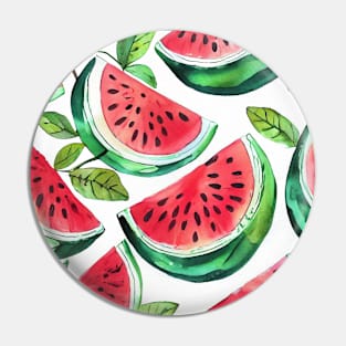 Summer Melon Medley - Refreshing Watermelon Pattern Pin