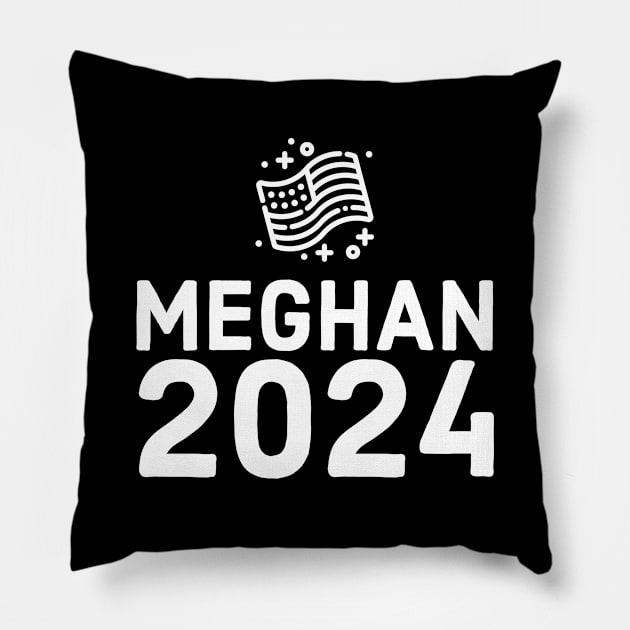 Meghan 2024 Pillow by ZoesPrints