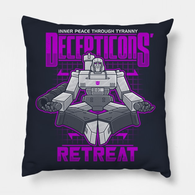 Decepticons' Retreat Pillow by adho1982