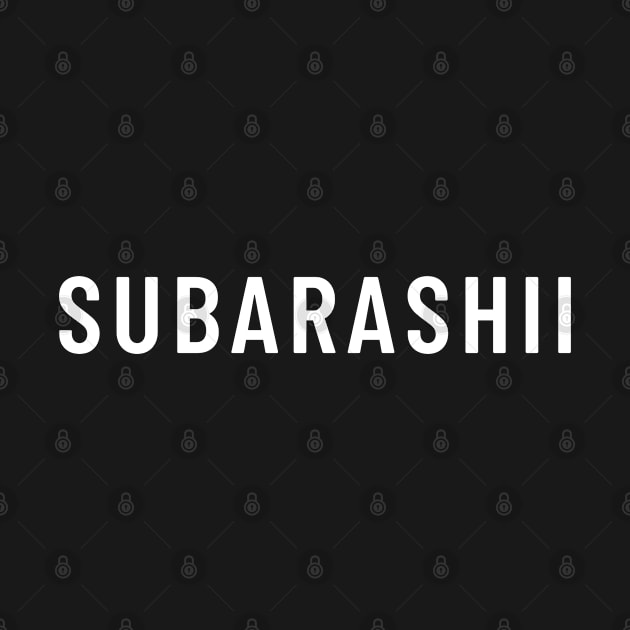 Subarashii by TheGeekTee