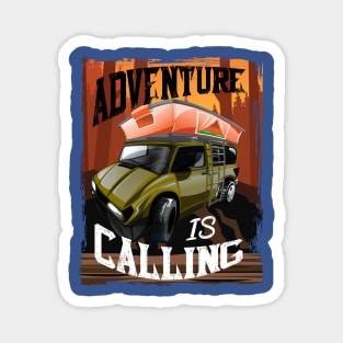 Adventure Calls - Roof Tent Campers Magnet