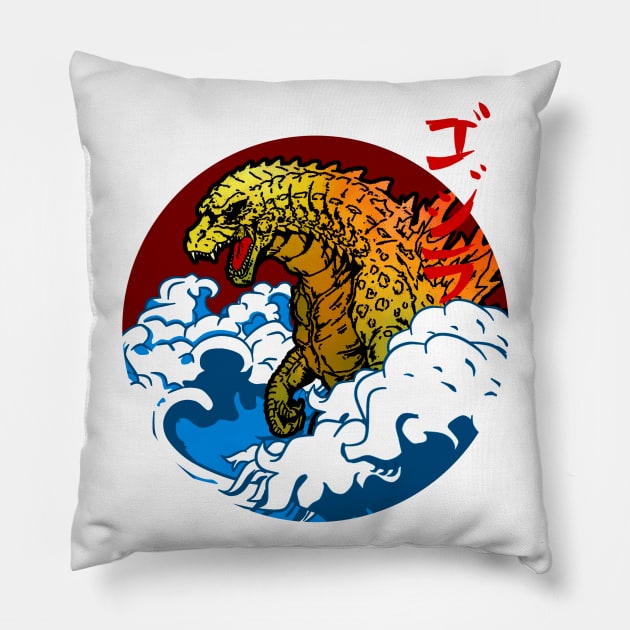 GODZILLA Pillow by IVY Art