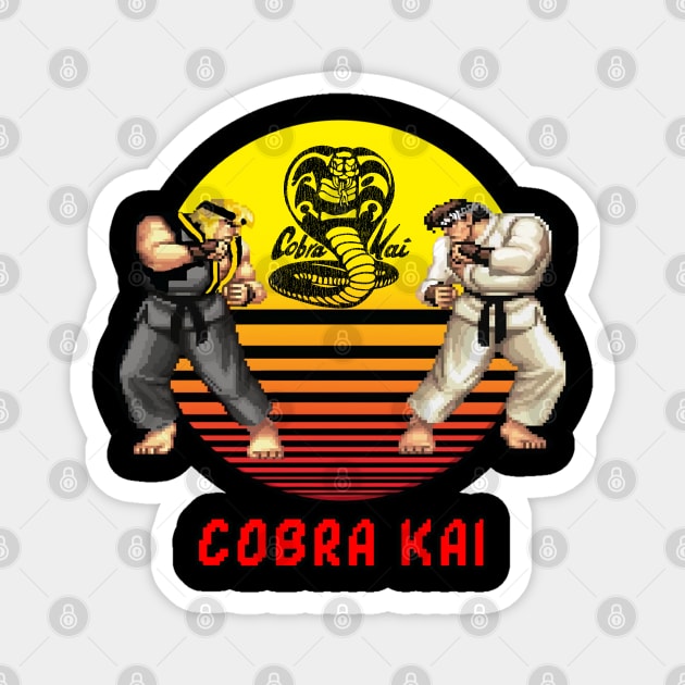 Cobra kai combat Magnet by loveislive8