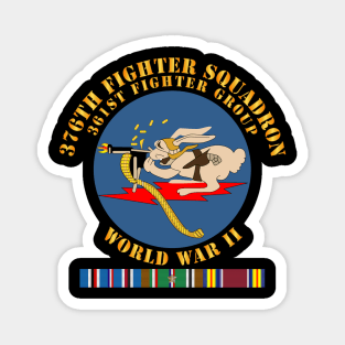 376th Fighter Squadron - WWII w EUR SVC Magnet