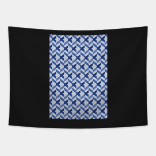Abstract Ribbons - Blue Tapestry