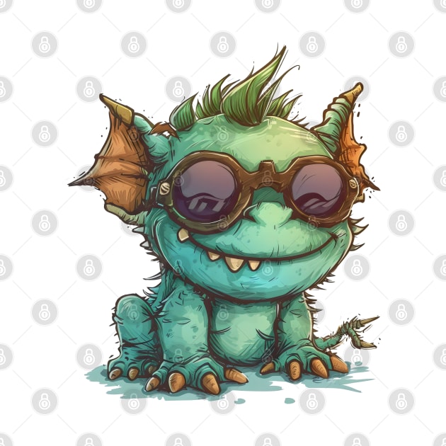 Cute Fluffy Monster by Obotan Mmienu