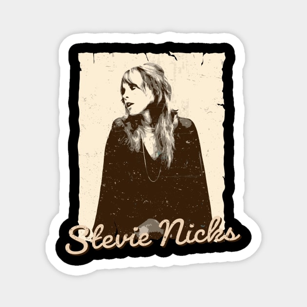 stevie nicks retro Magnet by V x Y Creative