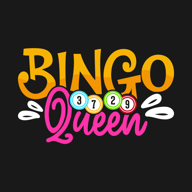 Bingo Queen T shirt For Women by Xamgi