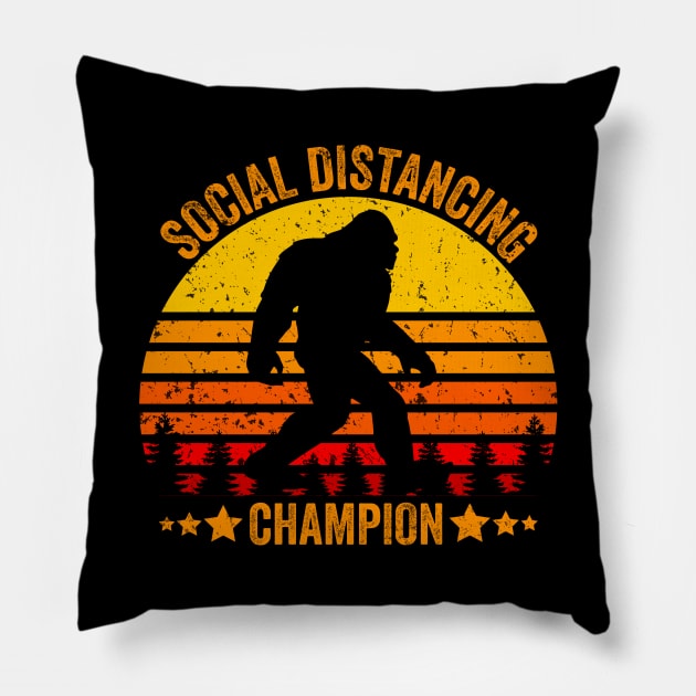 Social Distancing Champion Pillow by HeroGifts