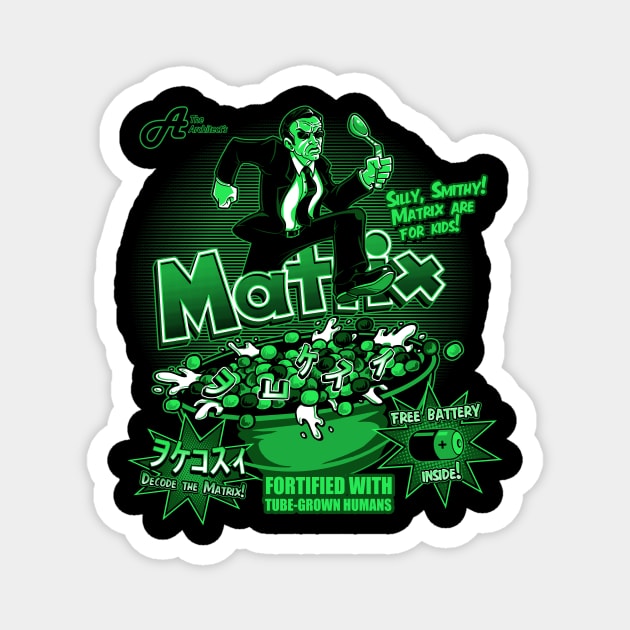 Matrix Cereal Magnet by Punksthetic