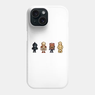 Stardew Valley Monsters: Shadow Brute, Skeleton, Shadow Shaman, Mummy Phone Case