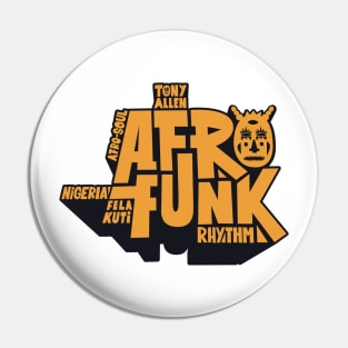 Afro Funk Music Pin