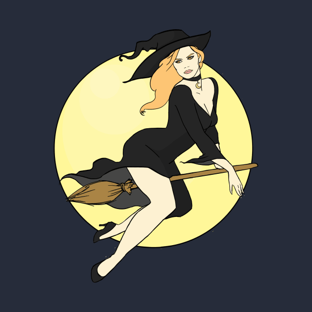 Witch Pinup by CatAstropheBoxes